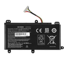 Батарея для ноутбука ACER AS15B3N (Predator 15 G9-591, G9-593) 14.8V 5200mAh Black NBB-133857
