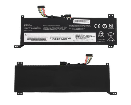 Батарея для ноутбука LENOVO L19C4PC0 (Legion 5 15ARH05, 5 15IMH05H) 15.4V 3850mAh 59Wh Black (5B10W86195) NBB-134210