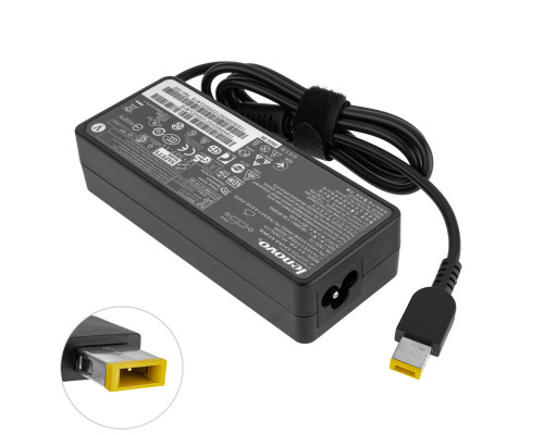 Блок живлення для ноутбука LENOVO 20V, 4.5A, 90W, USB+pin (Square 5 Pin DC Plug), black (без кабелю!) NBB-134995