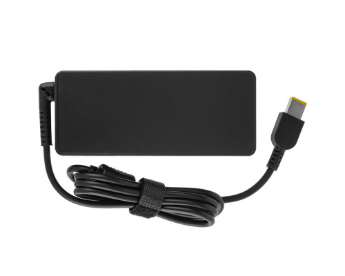 Блок живлення для ноутбука LENOVO 20V, 4.5A, 90W, USB+pin (Square 5 Pin DC Plug), black (без кабелю!) NBB-134995