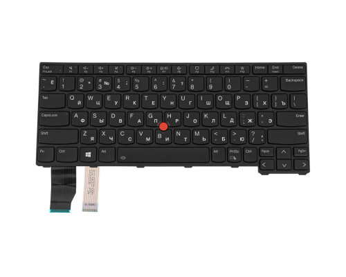 Клавіатура для ноутбука Lenovo (ThinkPad: X13 Gen 3) rus, black, підсвічування клавіш NBB-137277