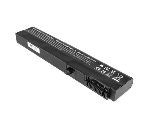 Батарея для ноутбука MSI BTY-M6H (GE62, GE72, GP62, GP72, GL62, GL72, GP62VR, GP72VR, PE60, PE70, MS-16J2, MS-16J3, MS-16GF) 11.1V 5200mAh Black