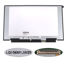 Матриця 15.6" LQ156M1JW25 (1920*1080, 40pin(eDP, IPS, 300HZ), LED, SLIM(без планок та вушок), матова, роз'єм праворуч внизу) для ноутбука NBB-140345