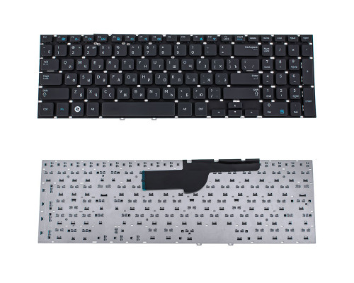 Клавіатура для ноутбука SAMSUNG (NP270, NP300E5V, NP350, NP355, NP550) rus, black, без фрейма