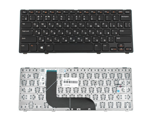 Клавіатура для ноутбука DELL (Inspiron: 5423, Vostro: 3360) rus, black NBB-39707