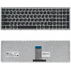 Клавіатура для ноутбука LENOVO (IdeaPad: U510, Z710) rus, black, silver frame NBB-41367