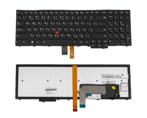 Клавіатура для ноутбука Lenovo (ThinkPad Edge: E531, E540) rus, black, підсвічування клавіш NBB-42232