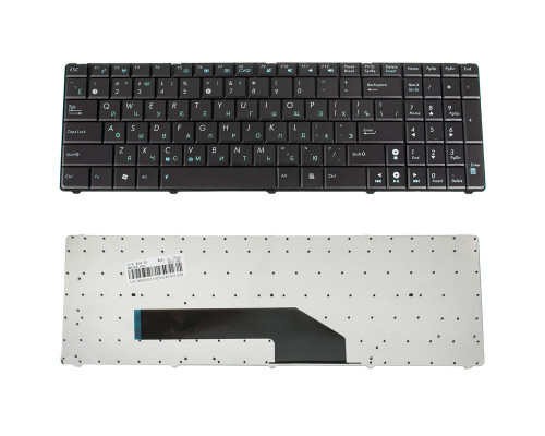 Клавіатура для ноутбука ASUS (K50, K51, K60, K61, K70, F52, P50, X5), rus, black (old design) NBB-45464