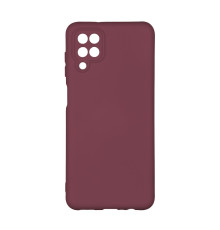 Чохол Silicone Cover Full Camera (A) для Samsung Galaxy A12 (A125) Колір 42.Maroon 2020000353614