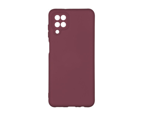 Чохол Silicone Cover Full Camera (A) для Samsung Galaxy A12 (A125) Колір 42.Maroon 2020000353614