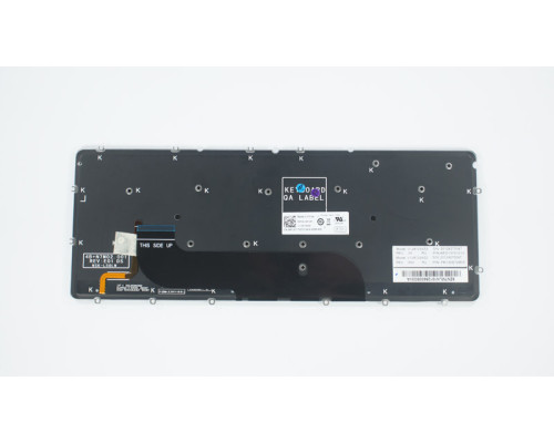 Клавіатура для ноутбука DELL (XPS: 13 9333, L321x, 322x) rus, black, без фрейма, підсвічування клавіш NBB-55420