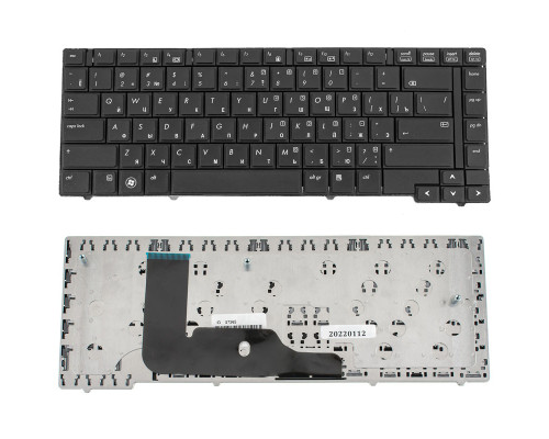 Клавіатура для ноутбука HP (EliteBook: 8440p, 8440w, Compaq: 8440p, 8440w) rus, black, без джойстика NBB-57365