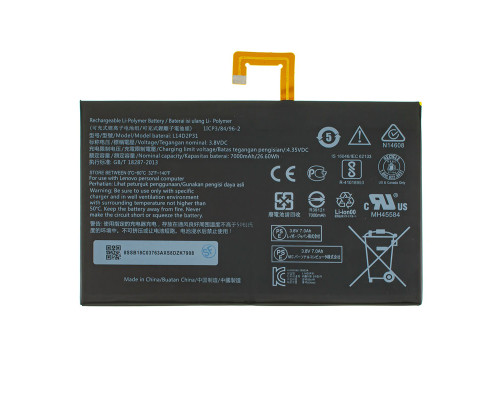 Батарея для планшета LENOVO L14D2P31 (IdeaTab: A10-70F, Tab 2 X30F, X30M series) 3.8V 7000mAh 26.6Wh Black NBB-61633