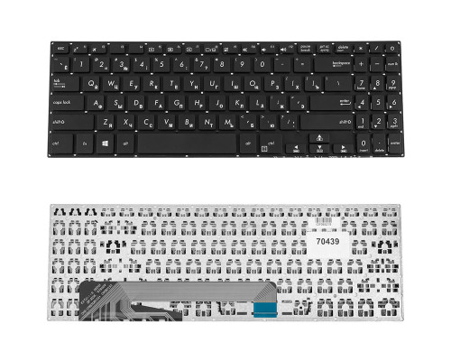 Клавіатура для ноутбука ASUS (X560 series) rus, black, без фрейма NBB-70439