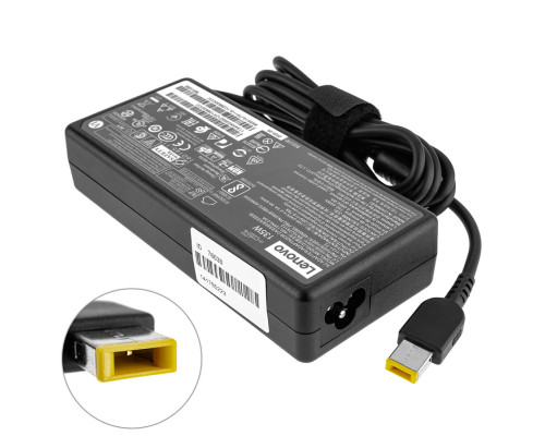 Оригінальний блок живлення для ноутбука LENOVO 20V, 6.75A, 135W, USB+pin (Square 5 Pin DC Plug), black, RECTANGULAR NBB-76038