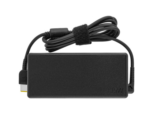 Оригінальний блок живлення для ноутбука LENOVO 20V, 6.75A, 135W, USB+pin (Square 5 Pin DC Plug), black, RECTANGULAR NBB-76038