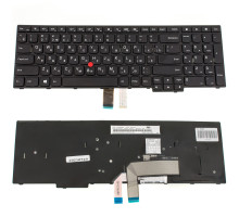 Клавіатура для ноутбука LENOVO (ThinkPad: E570, E575) rus, black NBB-76086