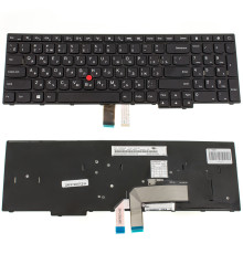 Клавіатура для ноутбука LENOVO (ThinkPad: E570, E575) rus, black NBB-76086