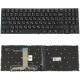 Клавіатура для ноутбука LENOVO (Legion: Y520-15) rus, black, без фрейма, підсвічування клавіш(оригінал)