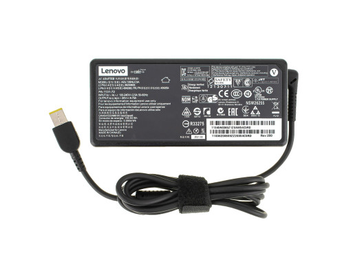 Блок живлення для ноутбука LENOVO 20V, 6.75A, 135W, USB+pin (Square 5 Pin DC Plug), black (без кабеля!) NBB-83562