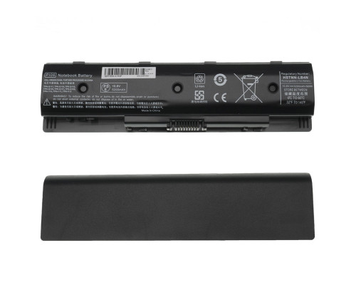 Батарея для ноутбука HP PI06 (Pavilion:14-E000, 15-E000, 17-E000 Series, ENVY 15-j000, 17-j000 TouchSmart Series) 10.8V 5200mAh Black (LG/ Samsung/ Sanyo) NBB-98833