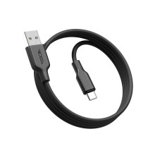 Кабель USB Ridea RC-AI21 AirSiliconePro Type-C 3A Колір Чорний 6908013800089