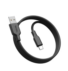 Кабель USB Ridea RC-AI21 AirSiliconePro Type-C 3A Колір Чорний 6908013800089