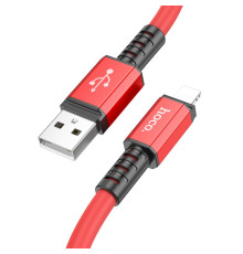 Кабель USB Hoco X85 Lightning Колір Червоний 6931474777454