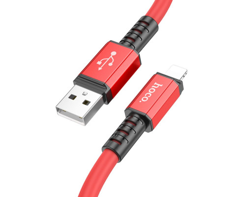 Кабель USB Hoco X85 Lightning Колір Червоний 6931474777454