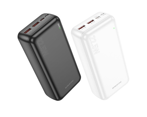 Універсальна Мобільна Батарея Power Bank Borofone BJ38B Power 22.5W+PD20W 30000 mAh Колір Чорний 6941991105609