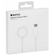 Бездротовий Зарядний Пристрій for Apple Watch Magnetic USB-C 1:1 М'ята упаковка Колір Бiлий