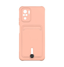 Чохол TPU Colorfull Pocket Card для Xiaomi Redmi Note 10 / Note 10s Колір 19.Pink sand 2020000357650