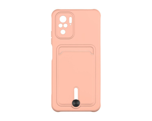 Чохол TPU Colorfull Pocket Card для Xiaomi Redmi Note 10 / Note 10s Колір 19.Pink sand 2020000357650