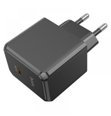 Мережевий Зарядний Пристрій Hoco CS13A 1USB-C PD/QC 20W Колір Чорний 6942007603805