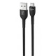 Кабель Proove Weft Micro USB 2.4A (1m) black