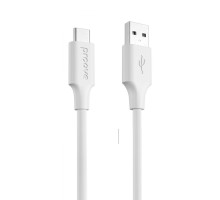 Кабель Proove Striped Silicone USB to Type-C (1m) white 2001001957544 6901112493879