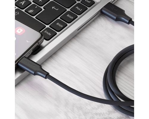 Кабель Proove Striped Silicone USB to Type-C (1m) white 2001001957544 6901112493879