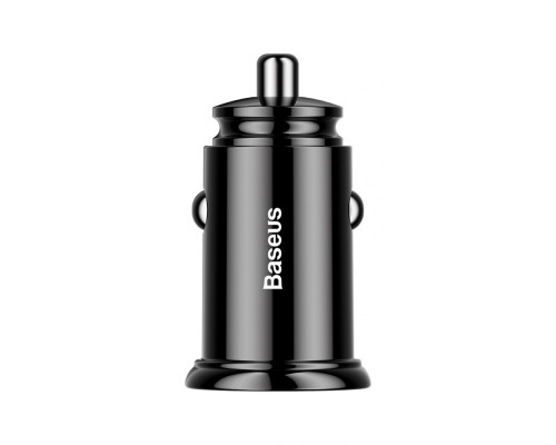 АЗП Baseus Circular Plastic QC 3.0 30W 2USB black