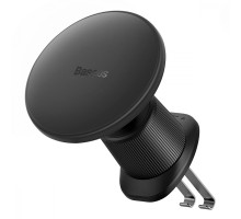 Автомобільний тримач з Бездротовим ЗП Baseus CW01 Magnetic 15W black 2001001823542 6932172632151