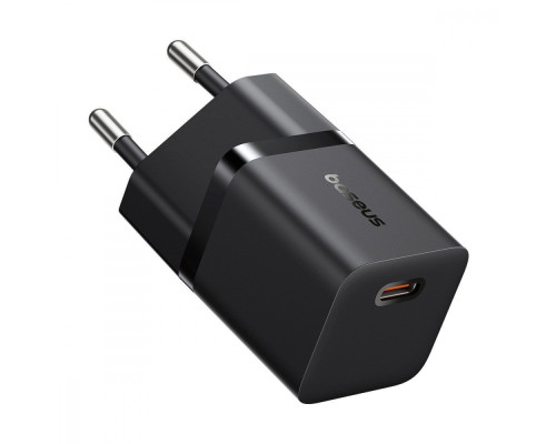 МЗП Baseus GaN5 Mini Fast Charger Type-C 25W (З кабелем Type-C to Type-C 100W 1m) black 2003000159547 6932172658199