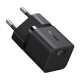 МЗП Baseus GaN5 Mini Fast Charger Type-C 25W (З кабелем Type-C to Type-C 100W 1m) black 2003000159547 6932172658199