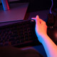 Бездротова клавіатура Proove Gaming Slicker Pro (Ukraine Layout) white/purple 2003000315660 6901114795681