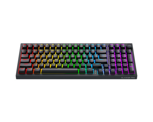 Бездротова клавіатура Proove Gaming Slicker Pro (Ukraine Layout) white/purple 2003000315660 6901114795681