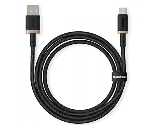 Кабель Baseus Dura Series Fast Charging Type-C 60W (2m) gold/black 2003000229325 6932172669904