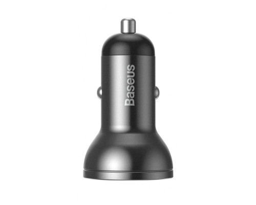 АЗП Baseus Digital Display Dual USB 4.8A Car Charger 24W tarnish