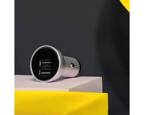 АЗП Baseus Digital Display Dual USB 4.8A Car Charger 24W tarnish