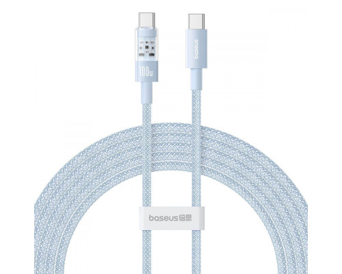 Кабель Baseus Gem Fast-Charging Data Cable Type-C to Type-C 100W 1m blue 2003000159516 6932172658830