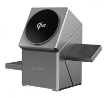 Бездротовий ЗП Proove Iron Hide 3 in 1 Qi2 gray 2003000152715 6901118718761