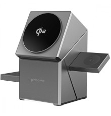 Бездротовий ЗП Proove Iron Hide 3 in 1 Qi2 gray 2003000152715 6901118718761