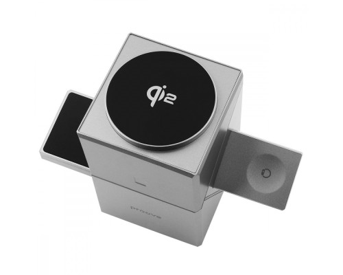 Бездротовий ЗП Proove Iron Hide 3 in 1 Qi2 gray 2003000152715 6901118718761